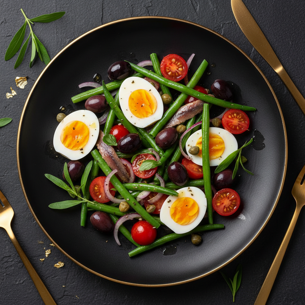 TITAN French Niçoise Egg & Olive Vegetarian Lunch Salad
