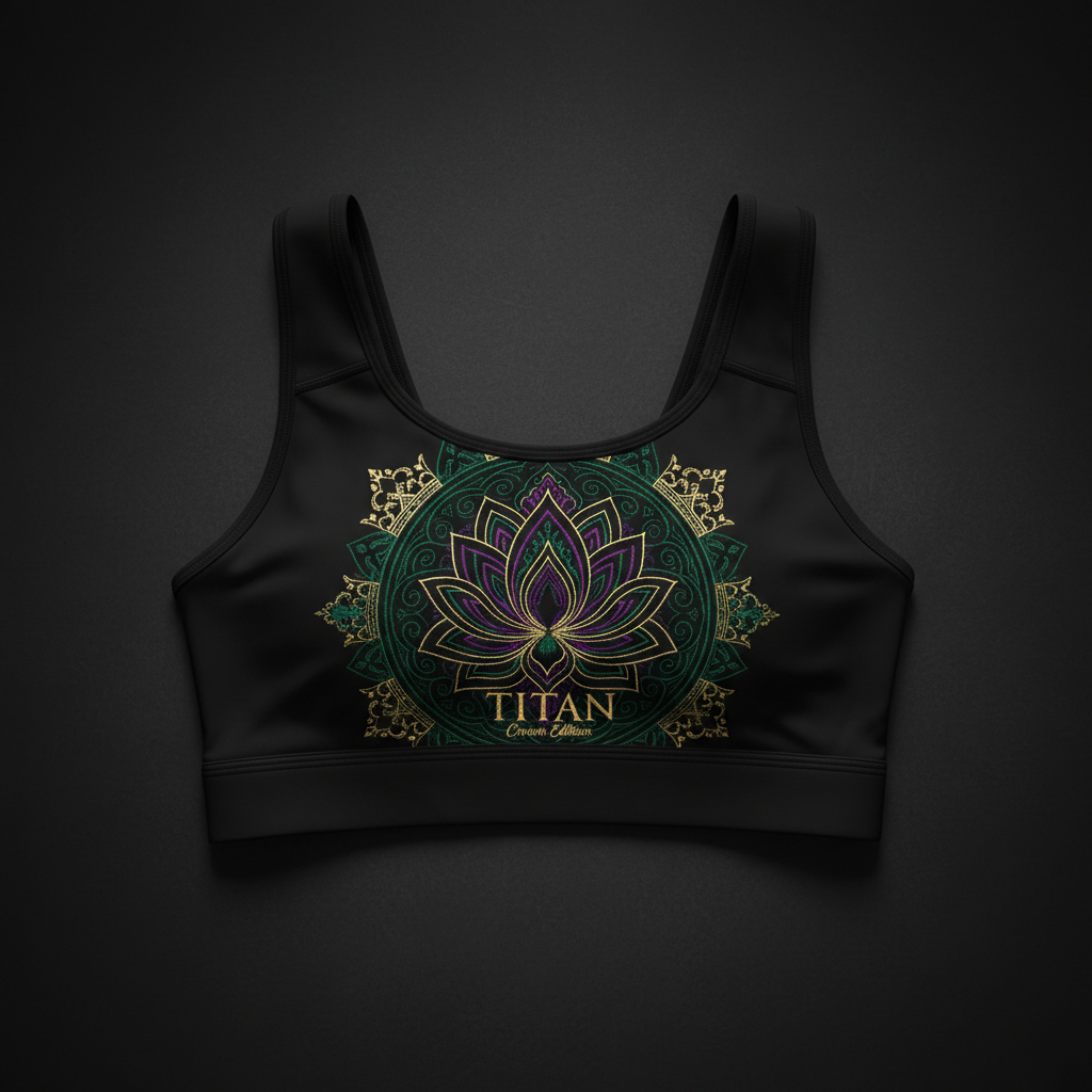 TITAN Crown Edition Women's Sports Bra — Royal Lotus