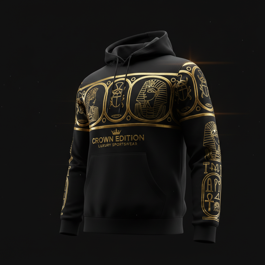 TITAN Egyptian Pharaoh Pullover Hoodie — Dynasty Edition