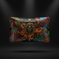 TITAN Plant Protein Powder Chocolate Fudge — Crown Edition bold tattoo-style artwork