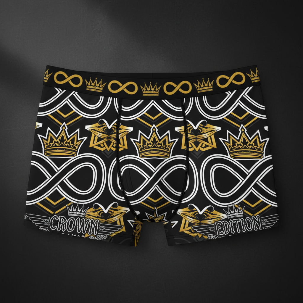 TITAN Men's Boxer Briefs Infinite King Crown Edition