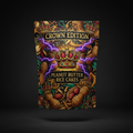 TITAN Rice Cakes Peanut Butter Flavor — Crown Edition bold tattoo-style artwork