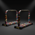 TITAN Crown Edition Parallette Bars — Crown Edition matte black and gold