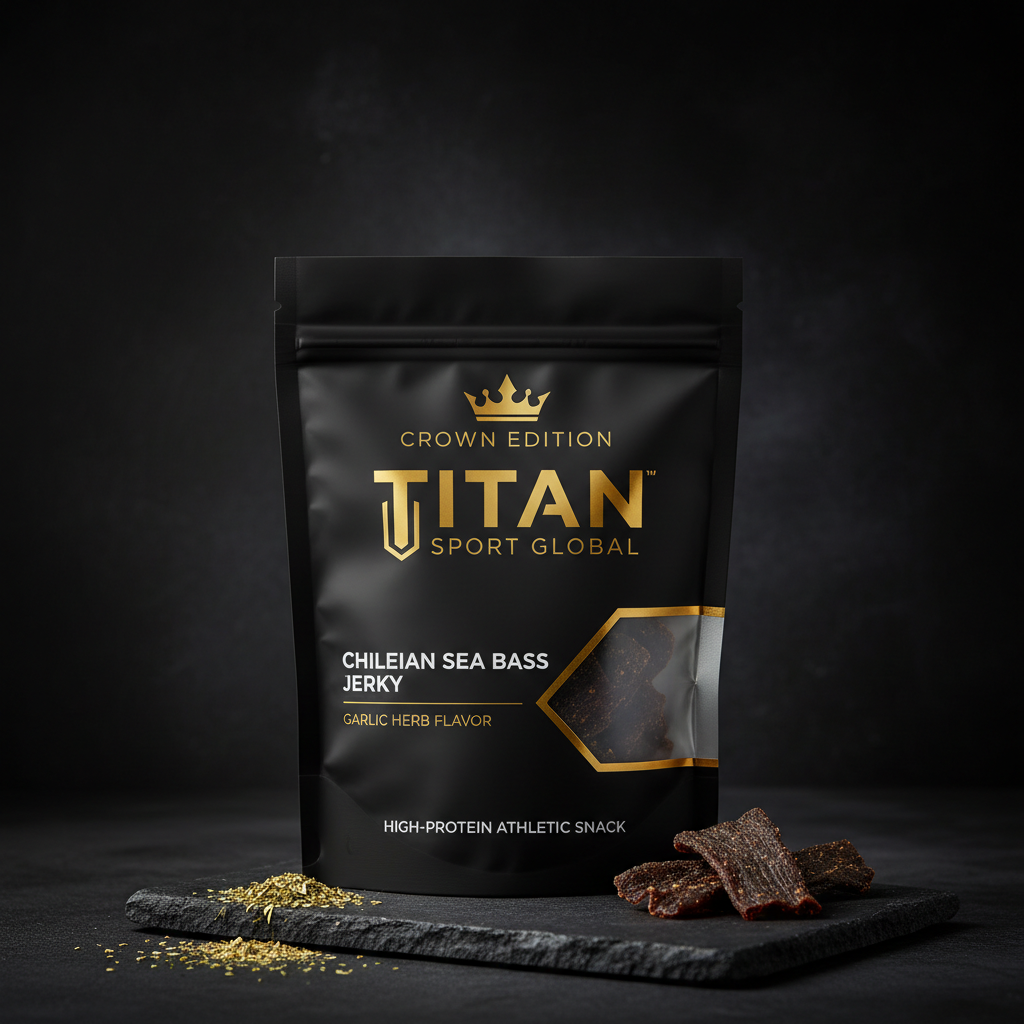 Chilean Garlic Herb Sea Bass Jerky — TITAN SPORT GLOBAL