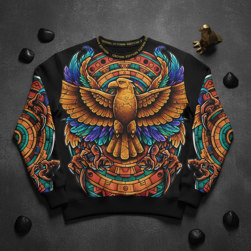 TITAN Women's Great Zimbabwe Bird Spirit Crewneck — Hungwe Edition