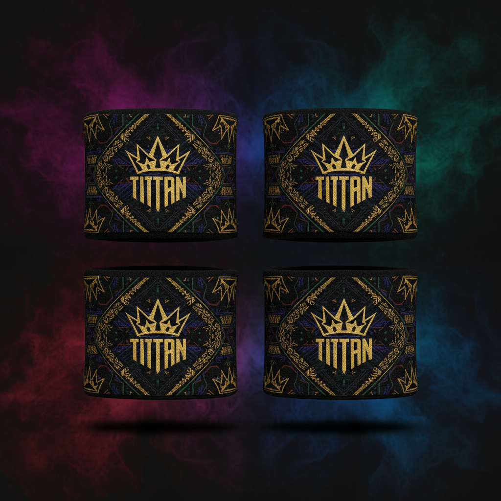 TITAN Wristband Set 4-Pack - Crown Edition
