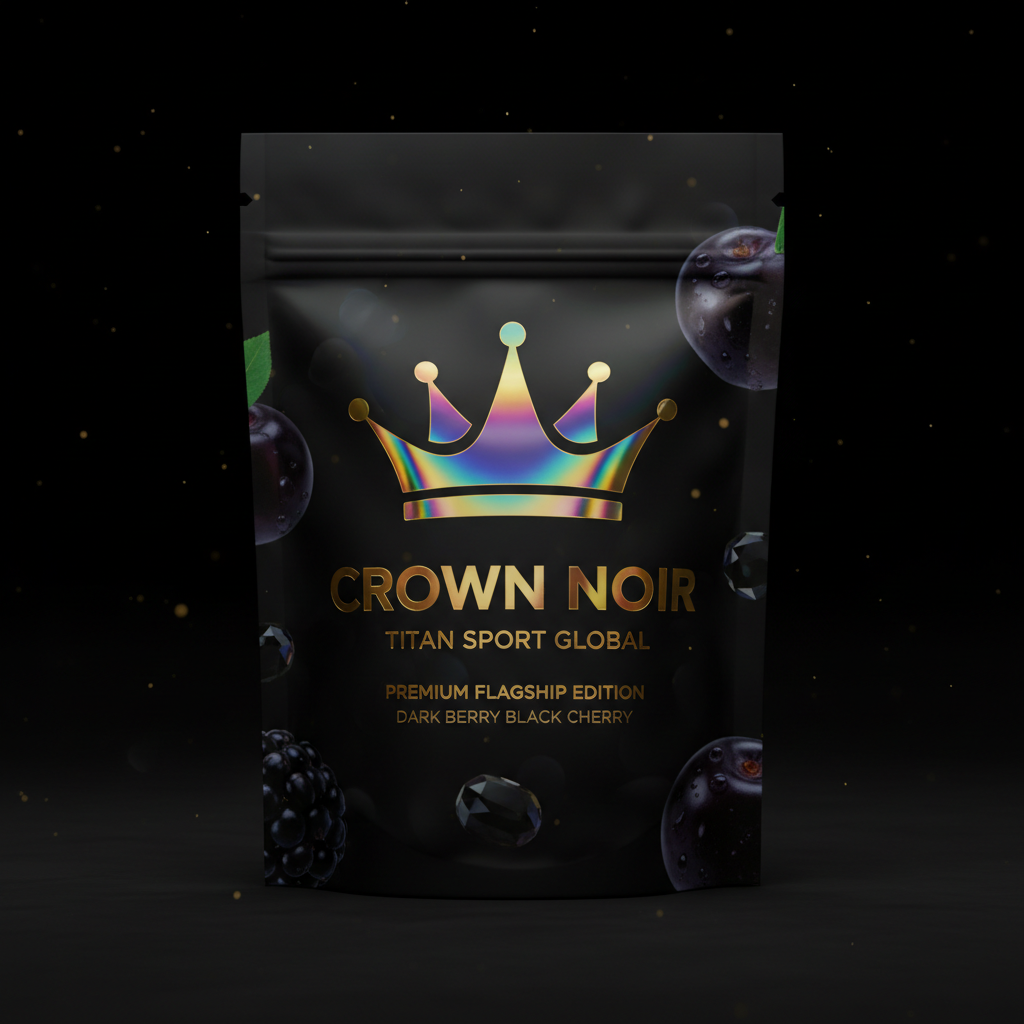 Crown Noir Flagship Protein Gummy Black Cherry Dark Berry Edition