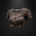 Women's Crop Top — Radiant & Redeemed — Crown Edition