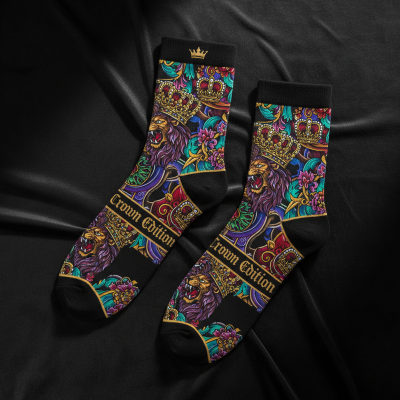 TITAN Crown Edition Tattoo Art Golf Socks