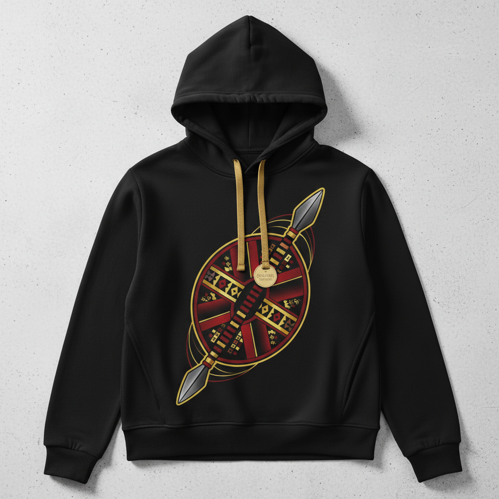 TITAN Women's Zulu Warrior Queen Hoodie — Nandi Edition