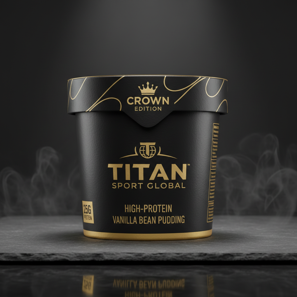 Crown Vanilla Bean Protein Pudding Cup — TITAN SPORT GLOBAL