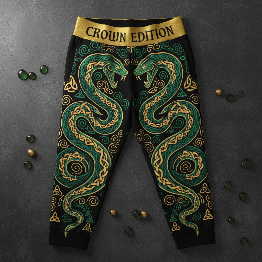 TITAN Women's Celtic Serpent Goddess Joggers — Brigid Edition