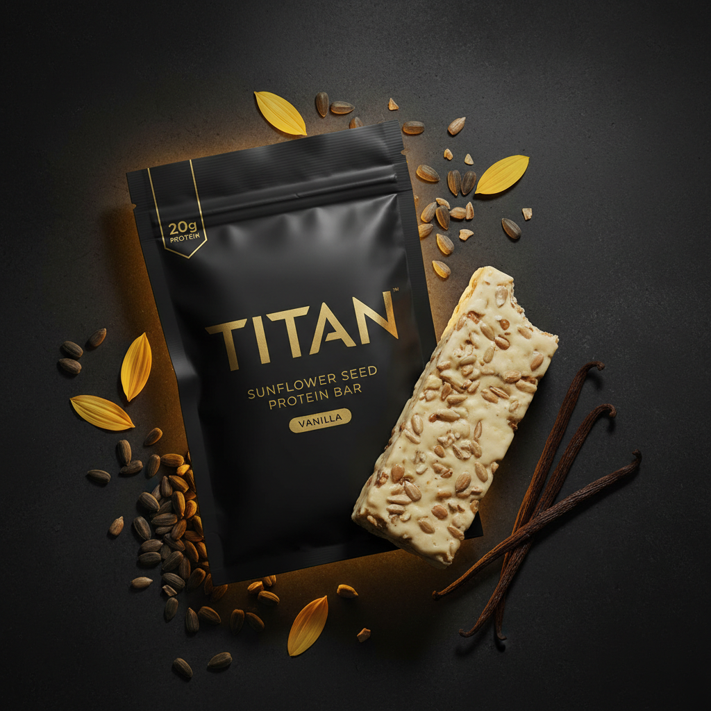 TITAN Sunflower Seed Protein Bar - Vanilla
