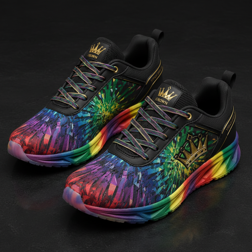 TITAN Men's Rainbow Crown Running Shoes