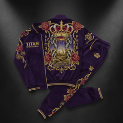 TITAN Crown Edition The Crown Bearer Tracksuit — Royal Purple & Gold
