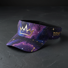 TITAN Galaxy Crown Athletic Visor — Cosmic SWAG Edition