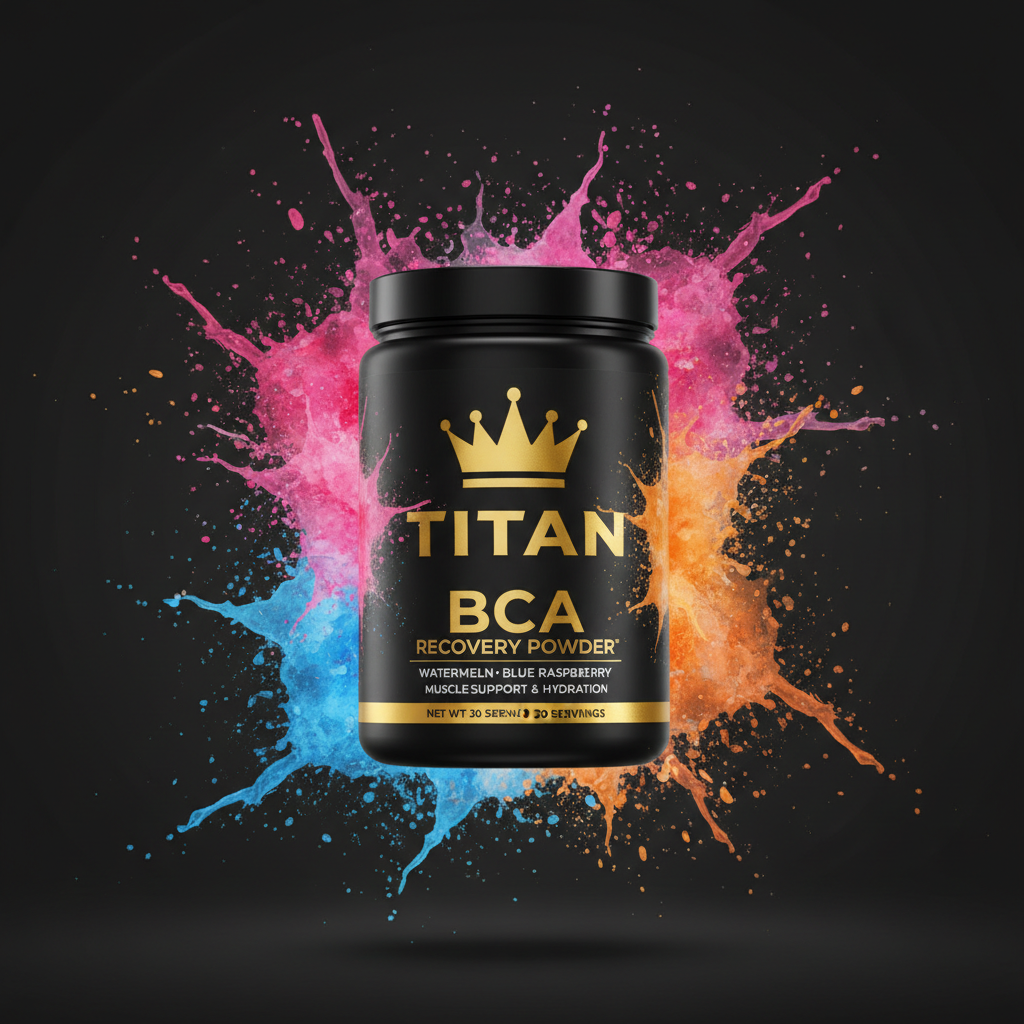 TITAN BCAA Recovery Powder - 2:1:1 Amino Acid Formula 30 Servings