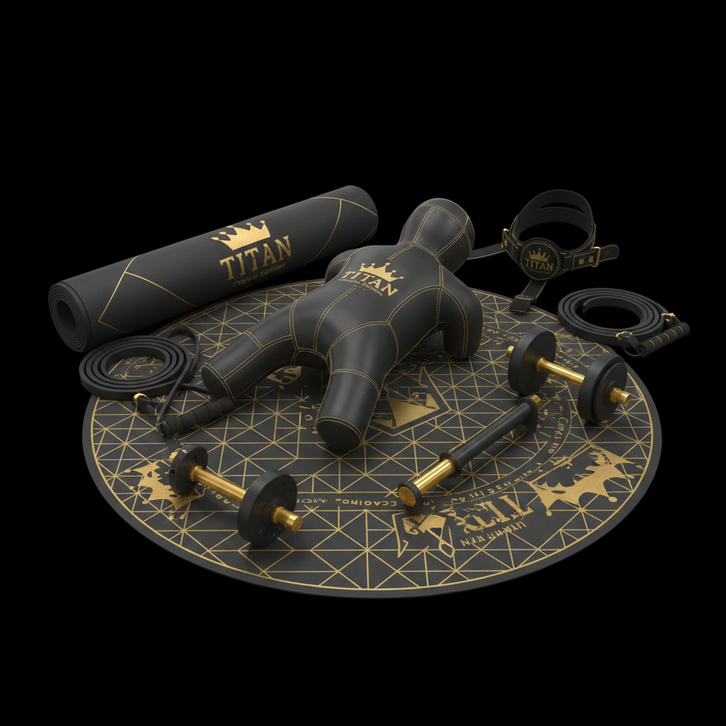 TITAN All-In-One Wrestler's Ground Game Home Gym Kit — Crown Edition