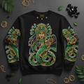 TITAN Women's Cihuacoatl Serpent Warrior Crewneck — Quilaztli Edition