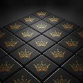 TITAN Crown Edition Interlocking Rubber Gym Floor Tiles