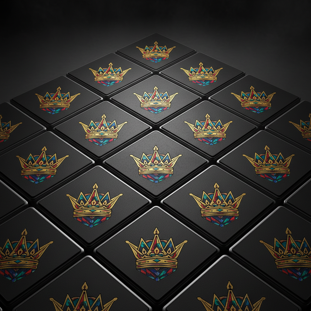 TITAN Crown Edition Interlocking Rubber Gym Floor Tiles