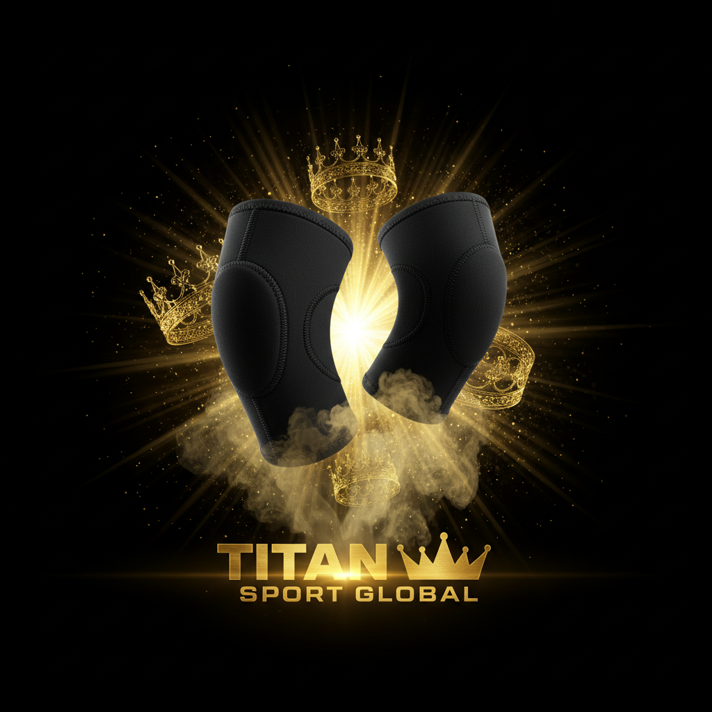 TITAN SPORT GLOBAL 7mm neoprene knee sleeves pair