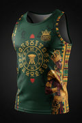 TITAN Men's Ashanti Gold Muscle Tank Golden Stool Edition