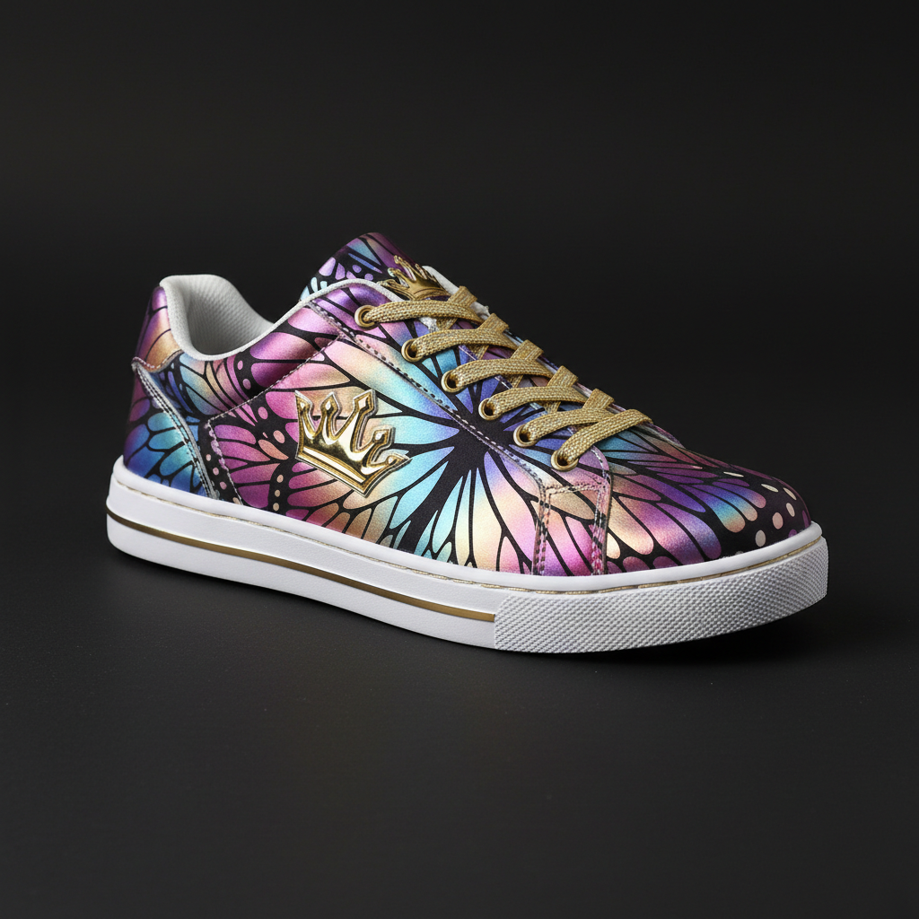 TITAN Kids Butterfly Wings Training Sneaker — Crown Edition