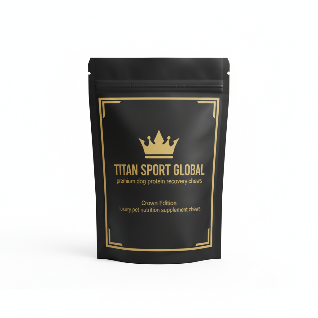 TITAN Dog Protein Recovery Chews — Post-Workout Nutrition for Athletic Dogs