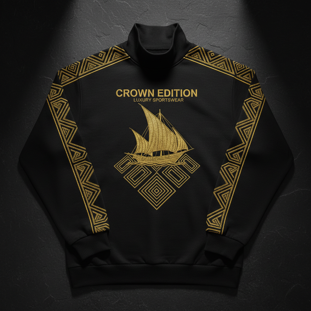TITAN Swahili Coast Crewneck Turtleneck — Bahari Edition