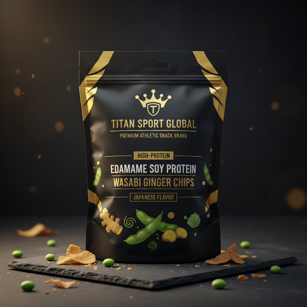Edamame Soy Protein Wasabi Ginger Chips — TITAN SPORT GLOBAL