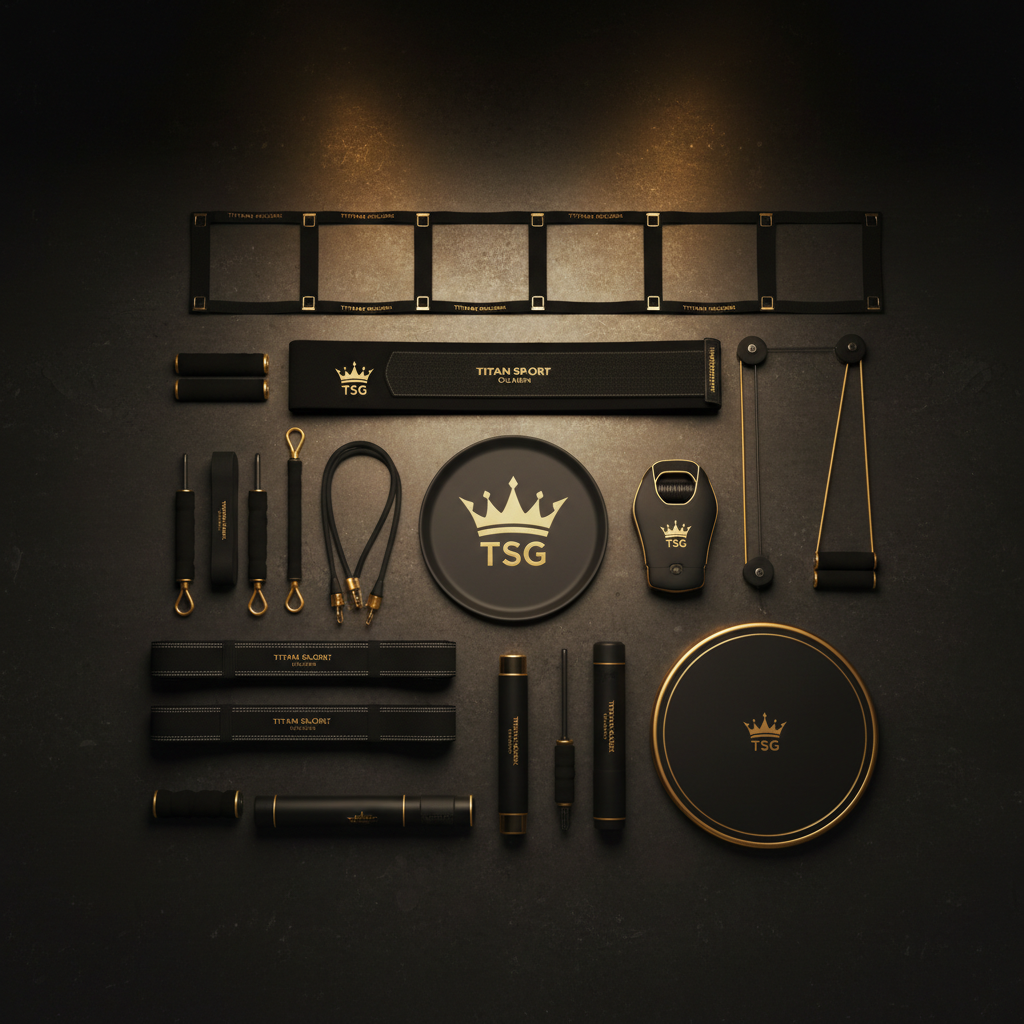 TITAN All-In-One Tennis Player's Home Gym Kit Crown Edition
