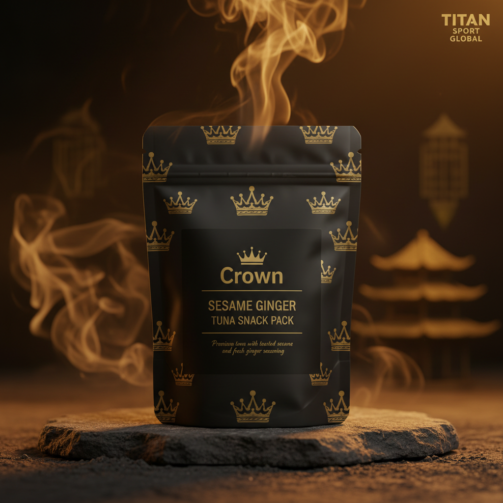 Crown Sesame Ginger Tuna Snack Pack - TITAN SPORT GLOBAL