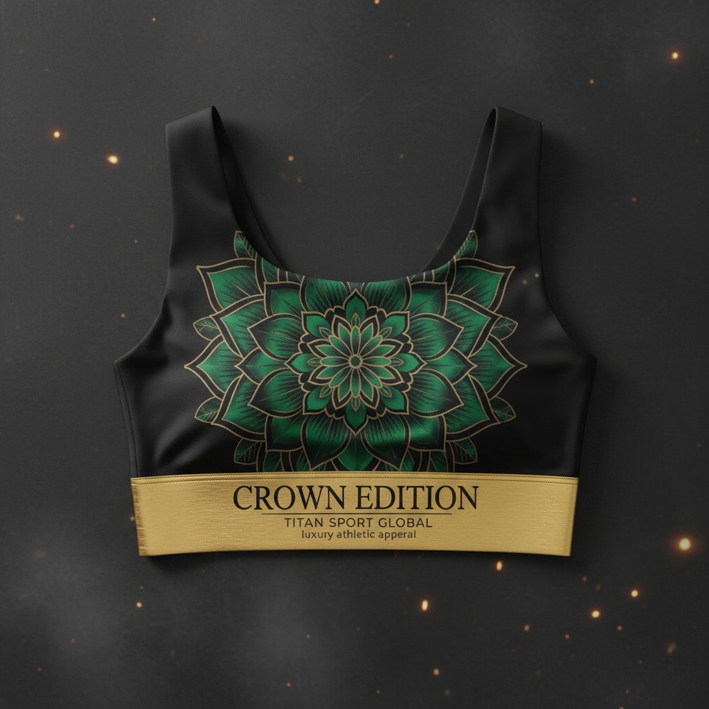TITAN Longline Sports Bra Crown Edition