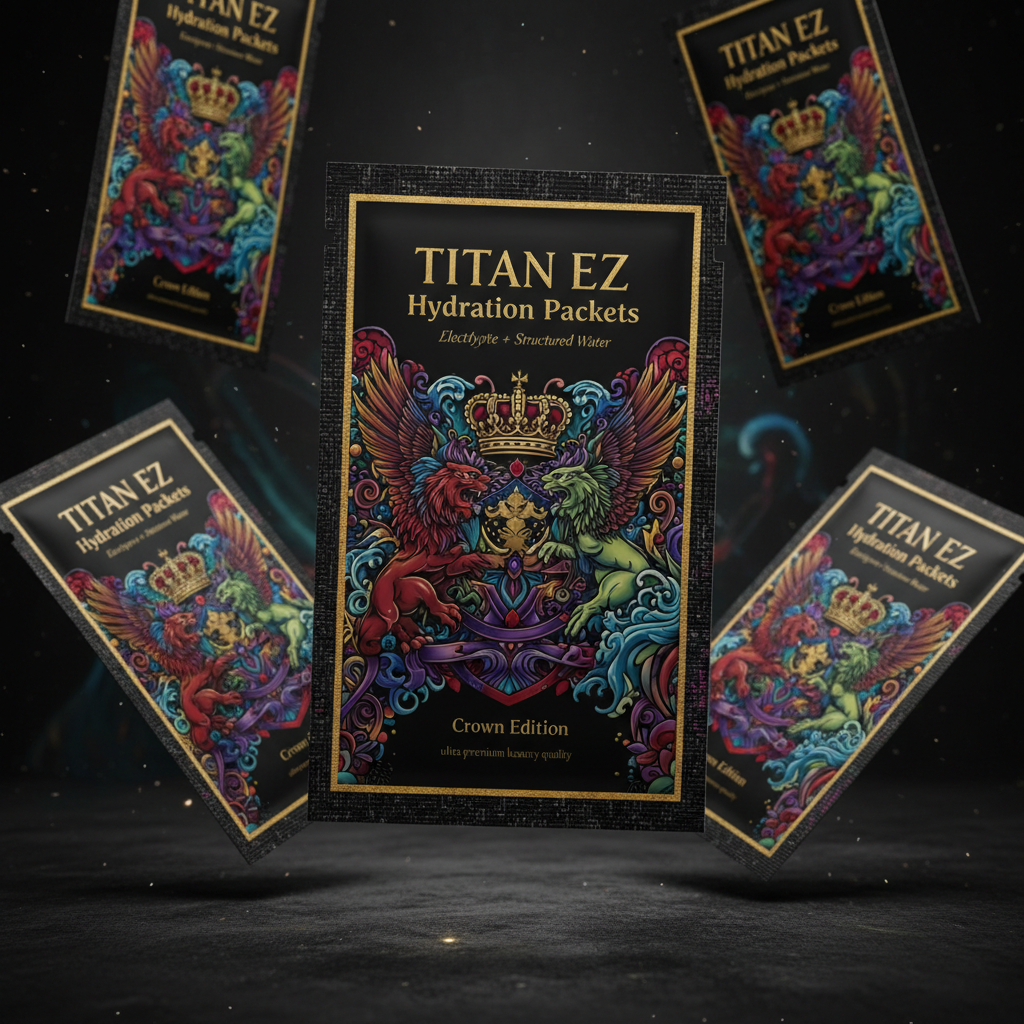 TITAN EZ Hydration Packets - Electrolyte + Structured Water