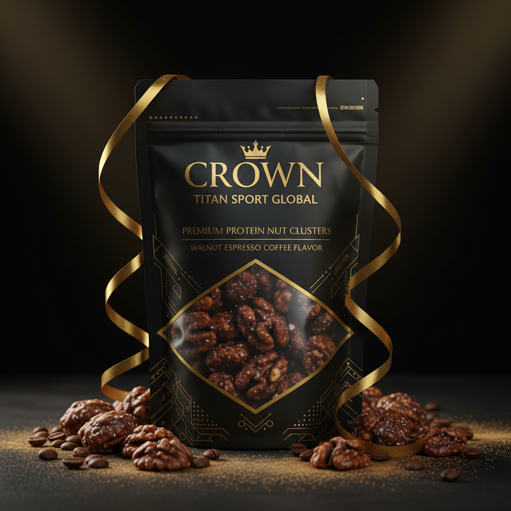 Crown High-Protein Espresso Walnut Clusters