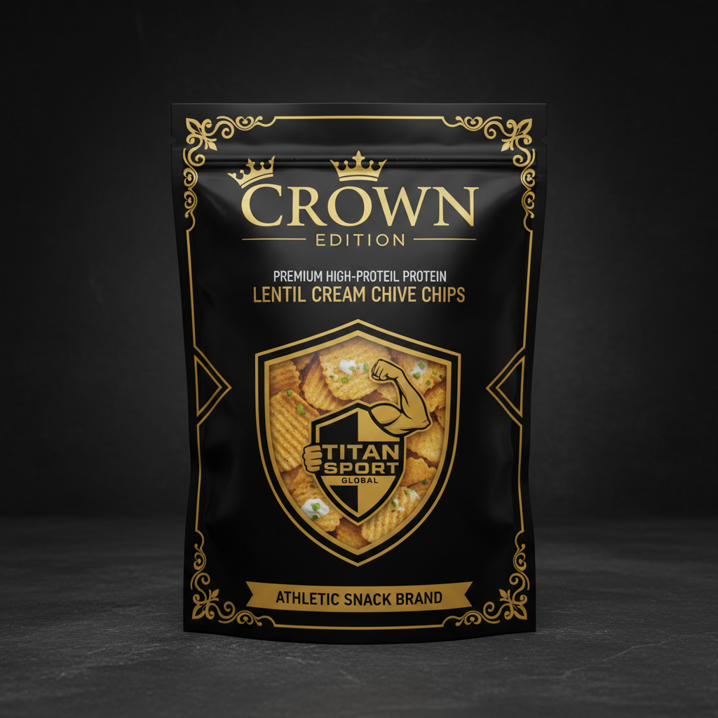 Lentil Protein Sour Cream & Chive Chips — TITAN SPORT GLOBAL