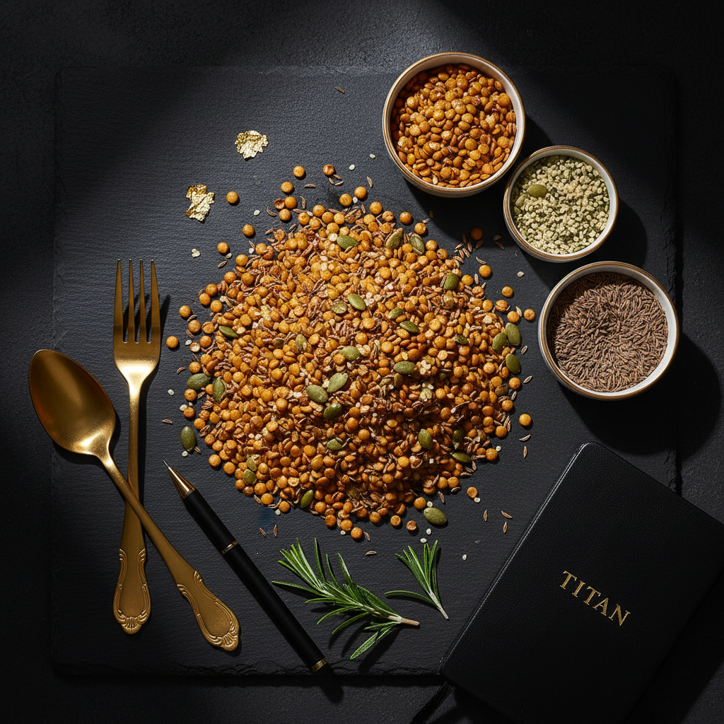 TITAN Roasted Lentil Crunch Snack