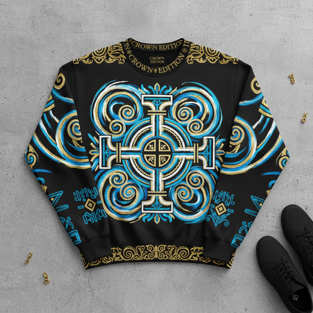 TITAN Women's Kongo Cosmogram Spirit Crewneck — Yowa Edition