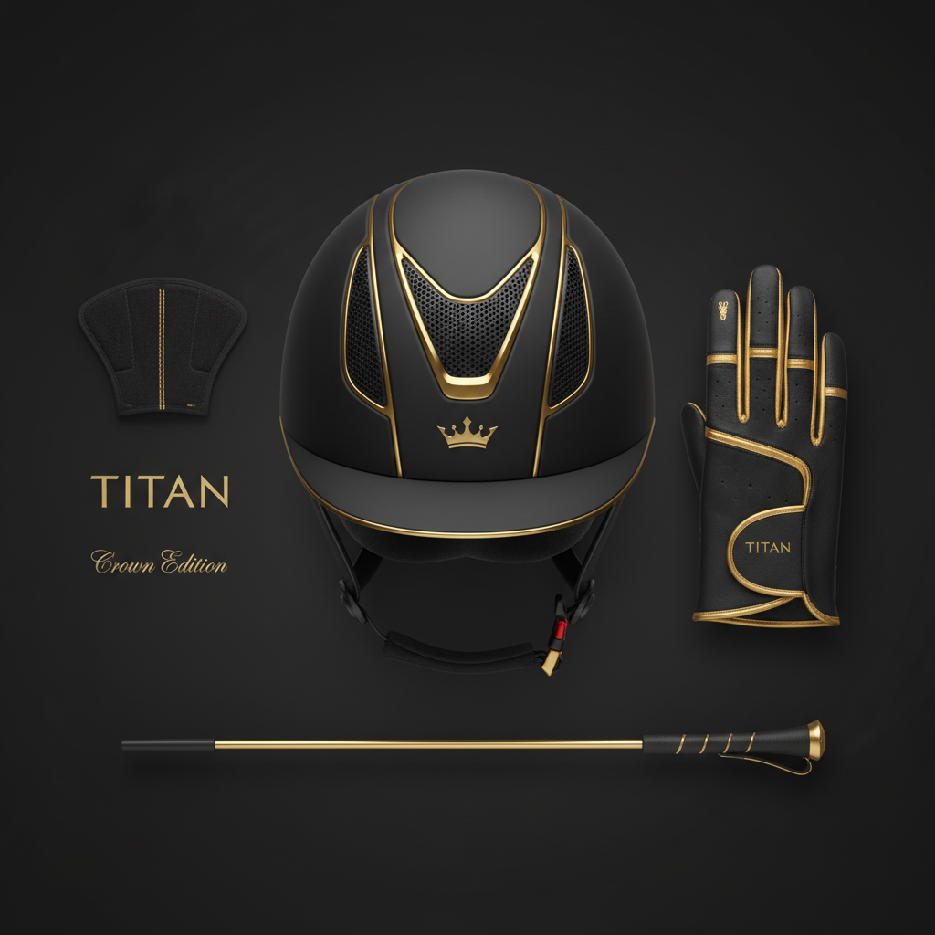 TITAN Crown Edition Equestrian Riding Helmet