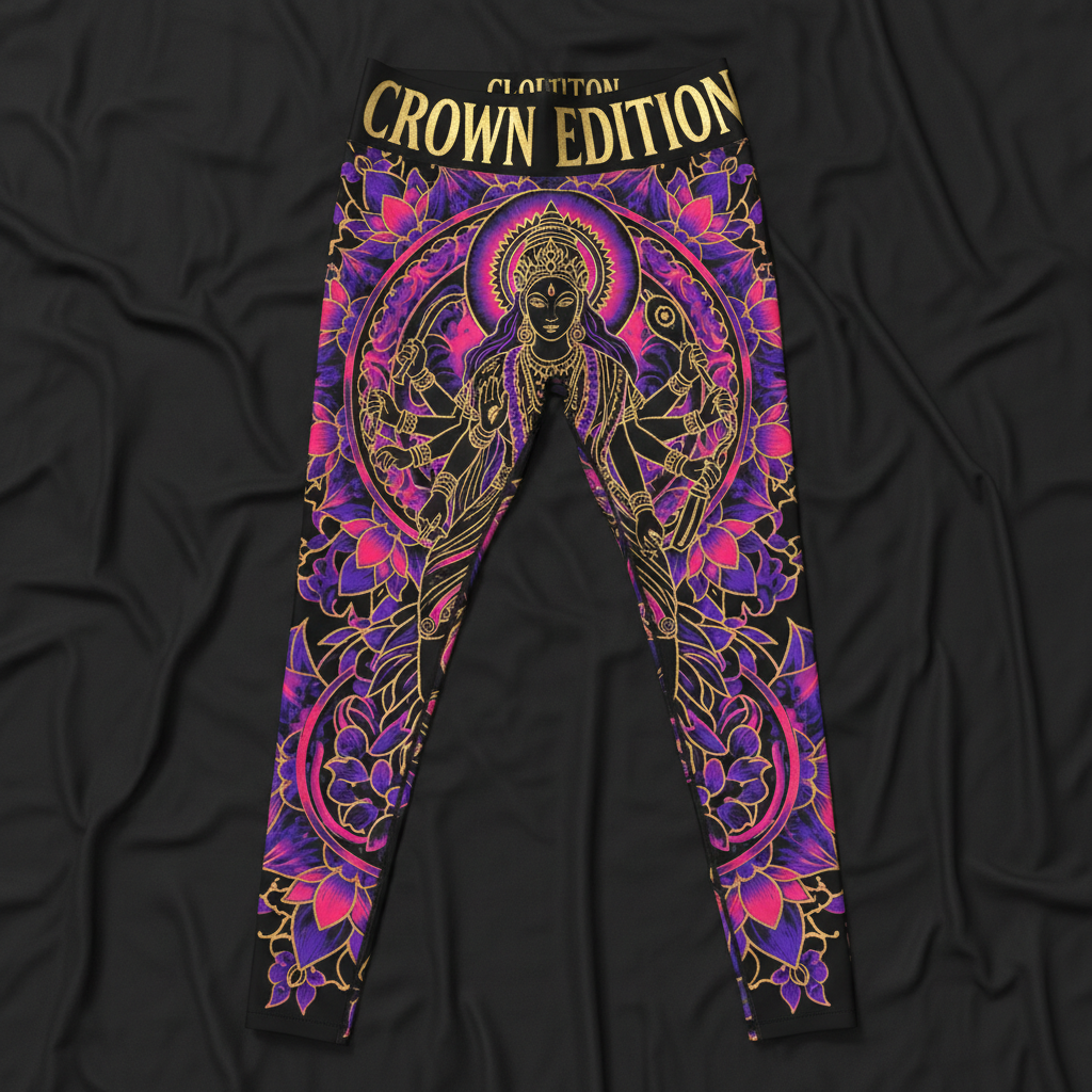 TITAN Women's Durga Lotus Goddess Tights — Shakti Edition