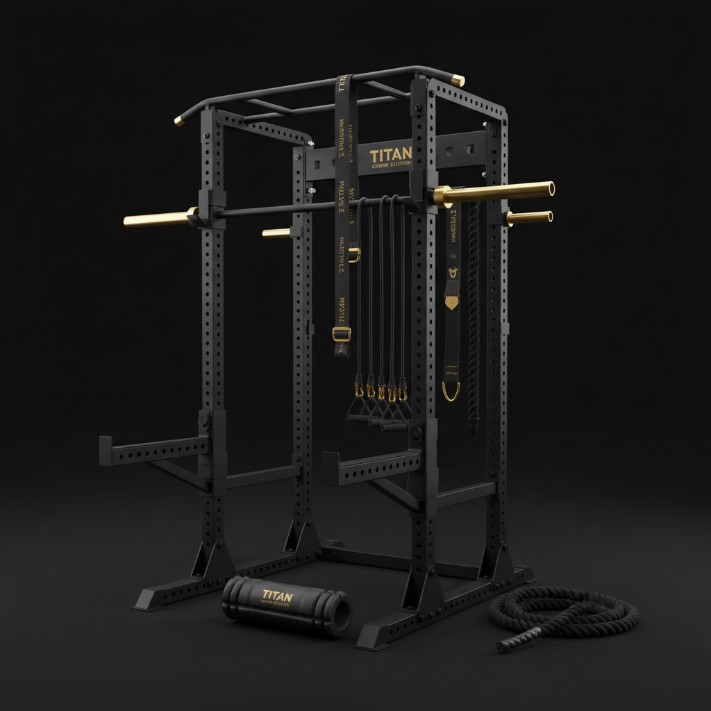 TITAN All-In-One Military Veteran's Strength & Recovery Home Gym Kit — Crown Edition