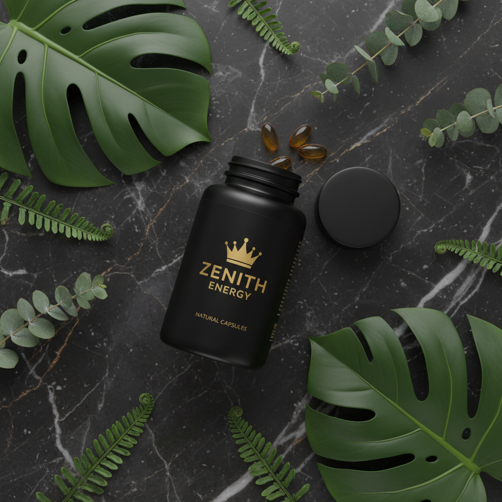 TITAN Natural Energy Capsules Crown SWAG Edition black gold glass bottle