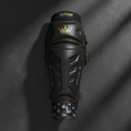 TITAN Crown Edition Baseball Batter's Leg Guard Matte Black Gold