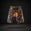 TITAN Men's Basketball Shorts - Dragon Trophy Crown Edition Design
