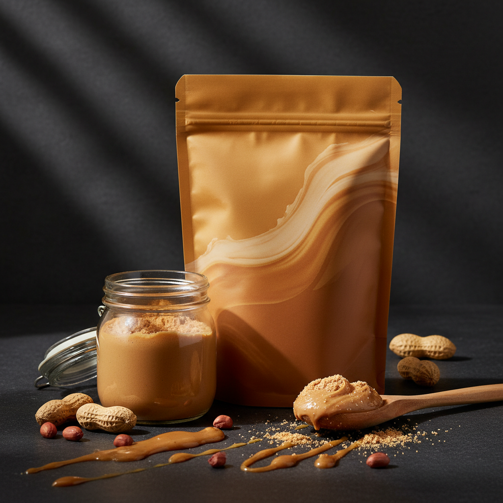 TITAN Peanut Butter Powder – Original, premium product photography