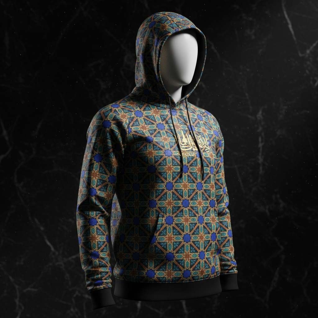 TITAN Moroccan Zellige Pullover Hoodie — Medina Edition