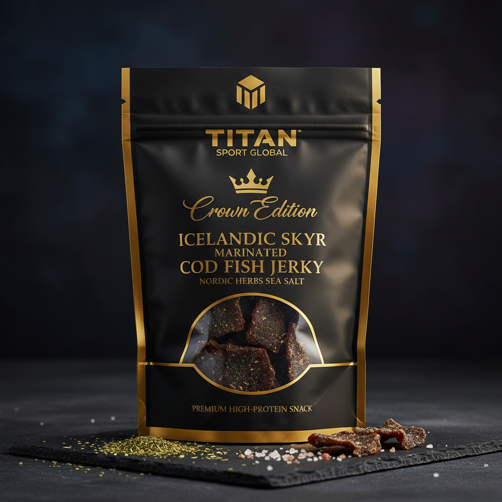 Icelandic Skyr Marinated Cod Jerky — TITAN SPORT GLOBAL