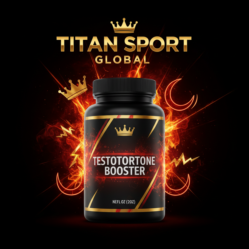 TITAN SPORT GLOBAL testosterone booster supplement bottle