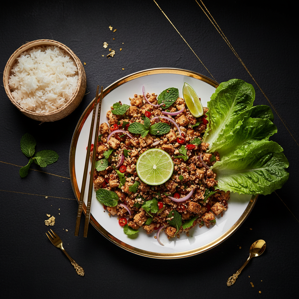 TITAN Laotian Larb Tofu Vegan Muscle Dinner